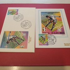 Repubblica Italiana Cartolina Busta Postale Lazio Campione d'Italia 1999 2000
