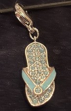 Swarovski Blue Flip Flop