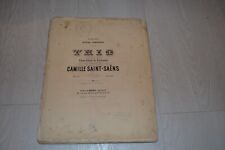 C. SAINT-SAENS - TRIO PER PIANOFORTE, VIOLINO, VIOLONCELLO OP. 18 - I ED. MAHO