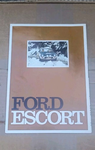 Depliant brochure ford escort - brochure,
