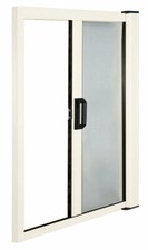 ZANZARIERA ORIZZONTALE PER PORTA AVVOLGIBILE 140X240 CON TELAIO RIDUCIBILE