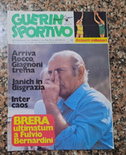 Guerin Sportivo rivista n.25-1974-Rocco-Giagnoni-Inter-Brera-Bernardini