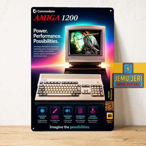 Insegna poster commodore - commodore, amiga