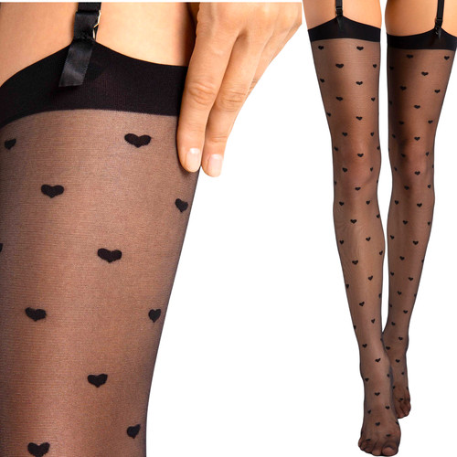 Stockings vintage nere - stockings,