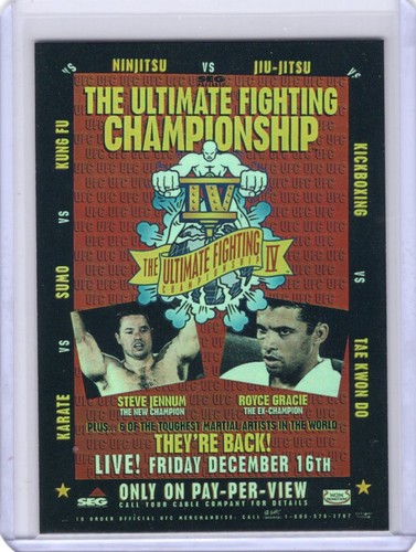Poster topps ufc fight 2010 - ufc,