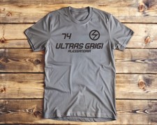 maglietta t-shirt ultras grigi
