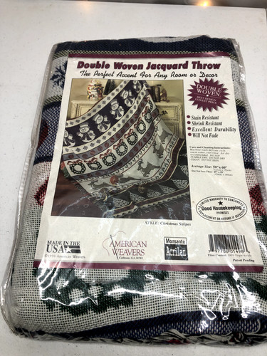 Vintage christmas throw - vintage, 1996