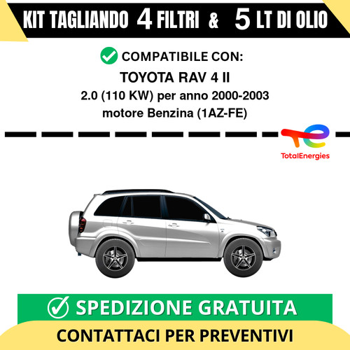 Tagliando per toyota rav ii - tagliando,