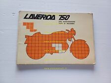 Laverda 750 SF - GT 1973 manuale uso manutenzione + catalogo ricambi originale
