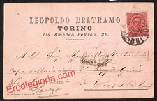 ai8784 - STORIA POSTALE - Torino - Leopoldo Beltramo