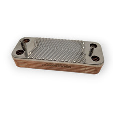 SCAMBIATORE SANITARIO 12 PIASTRE COMPATIBILE SIME 6319690 CALDAIA FORMAT DGT 25 