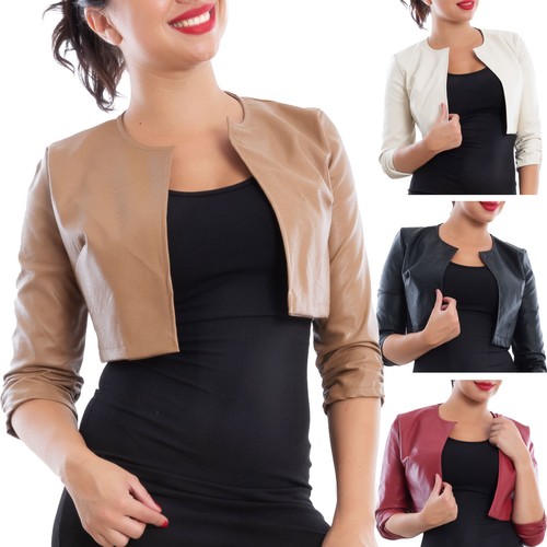 Giacca donna corta - , ecopelle