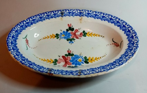 Piatto castelli ceramica - piatto,,