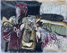 Venino Naldi - Olio su carta -