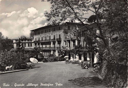 Cartolina ruta grande - cartolina, albergo