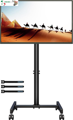 Supporto pavimento con 4 - tv,