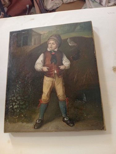 German oil circa 1900 young - oil,