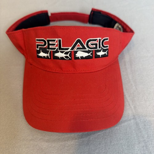 Visiera pesca pelagic rossa - visiera,
