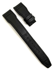 IWC Pilot Top Gun 22mm x 18mm Black Leather Watch Strap A51386 Authentic OEM