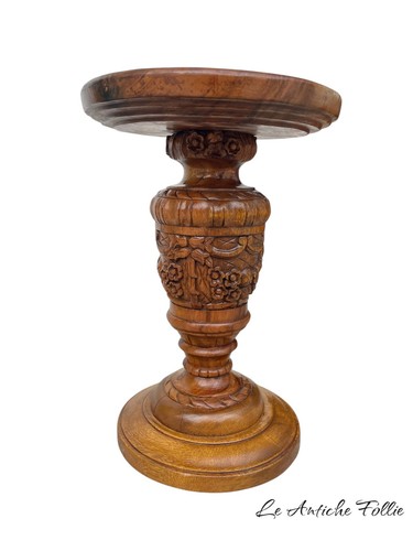 Piedistallo portavaso legno - piedistallo, in
