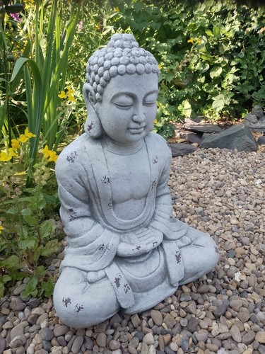 Statua buddha giardino - statua,