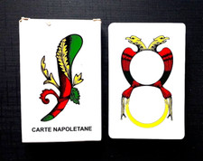 340° MAZZO DI CARTE DA GIOCO NAPOLETANE PLASTIFICATE COMPLETO MADE IN PRC