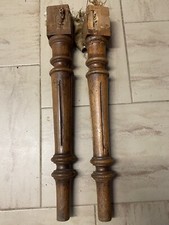 Coppia Gambe In Legno Vintage
