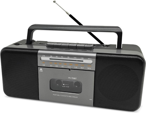 Lettore cassette con - lettore, radio