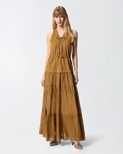 Pinko donna abito lungo giallo - abito,