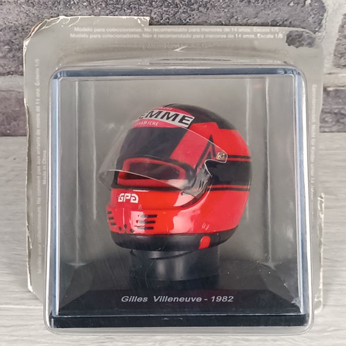Gilles villeneuve 1982 - villeneuve, casco