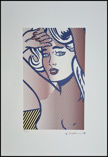 Roy lichtenstein nudo con x - con,