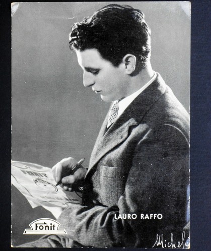 Lauro raffo cartolina - lauro,