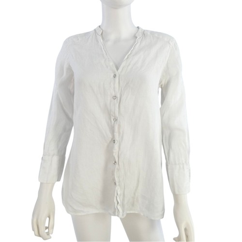 Zara camicia donna lino manica - camicia,