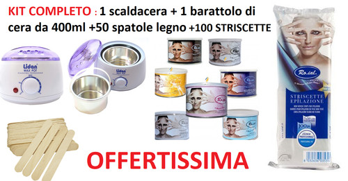 Kit depilazione scaldacera - depilazione,