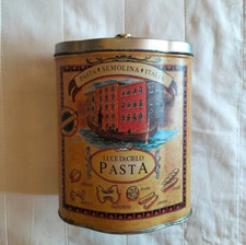 CONTENITORE ALLUMINIO CON COPERCHIO PER PASTA CEREALI ZUCCHERO VEDUTA DI VENEZIA