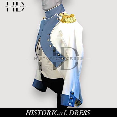 Cappotto militare bianco