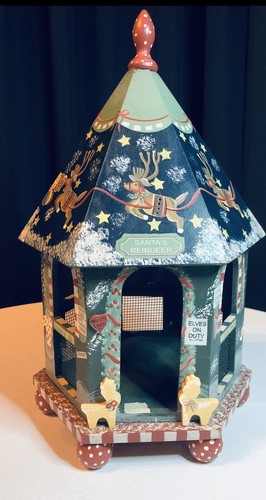 Gazebo natalizio dipinto - , a