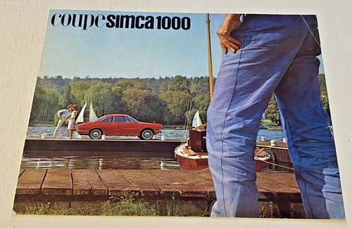Brochure publicitaire simca - brochure,