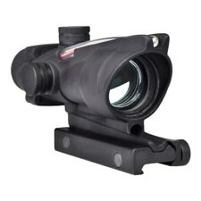 MIRINO REPLICA SOFTAIR M4 MP5 RED DOT ACOG FIBRA OTTICA 32MM NERO AO1001-B AIM-O