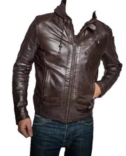 Giacca da uomo marrone con