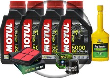 Kit tagliando triumph tiger 800 xcx olio motul 10w40 filtro olio aria + omaggio