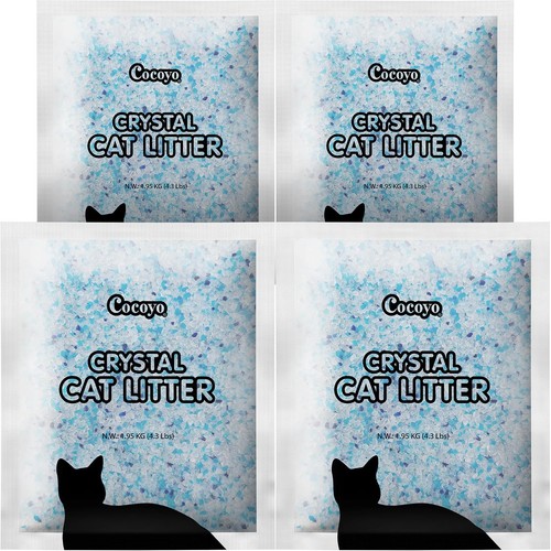Crystal cat litter silice - litter,