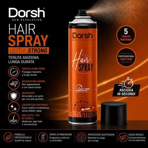 Dorsh hair spray ultra strong - spray,