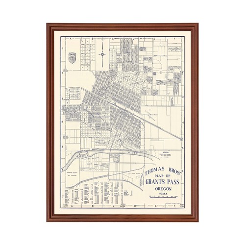 Vecchia mappa del grant - vecchia,