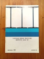 Rivista ITALSIDER: Vantaggi delle travi IPE rispetto alle NP [1966]