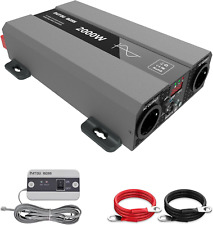 Inverter 12v 220v/230v Onda Pura 2000w, Inverter Onda Pura 2000w, Convertitore 1