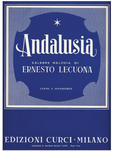 Andalusia ernesto lecuona - -,
