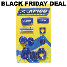 PACCO RICAMBI RIGIDI ANODIZZATI APICO BLU - HUSQVARNA TE / TX 125 2014-2018 TE 250 300