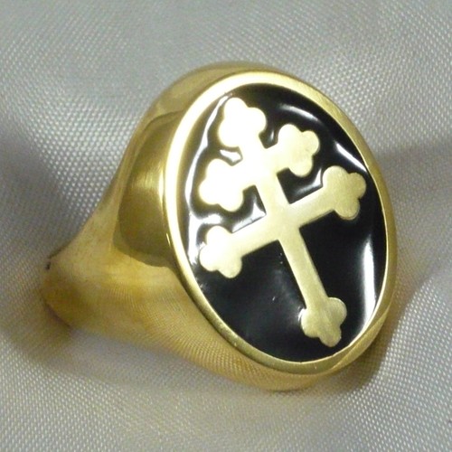 Anello croce lorena - anello, argento
