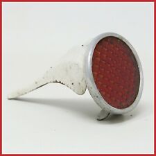NOS RIFLETTORE FANALE POSTERIORE ROSSO VINTAGE VECCHIA BICICLETTA ANTICA ANNI 50 60 ACCIAIO TOURING